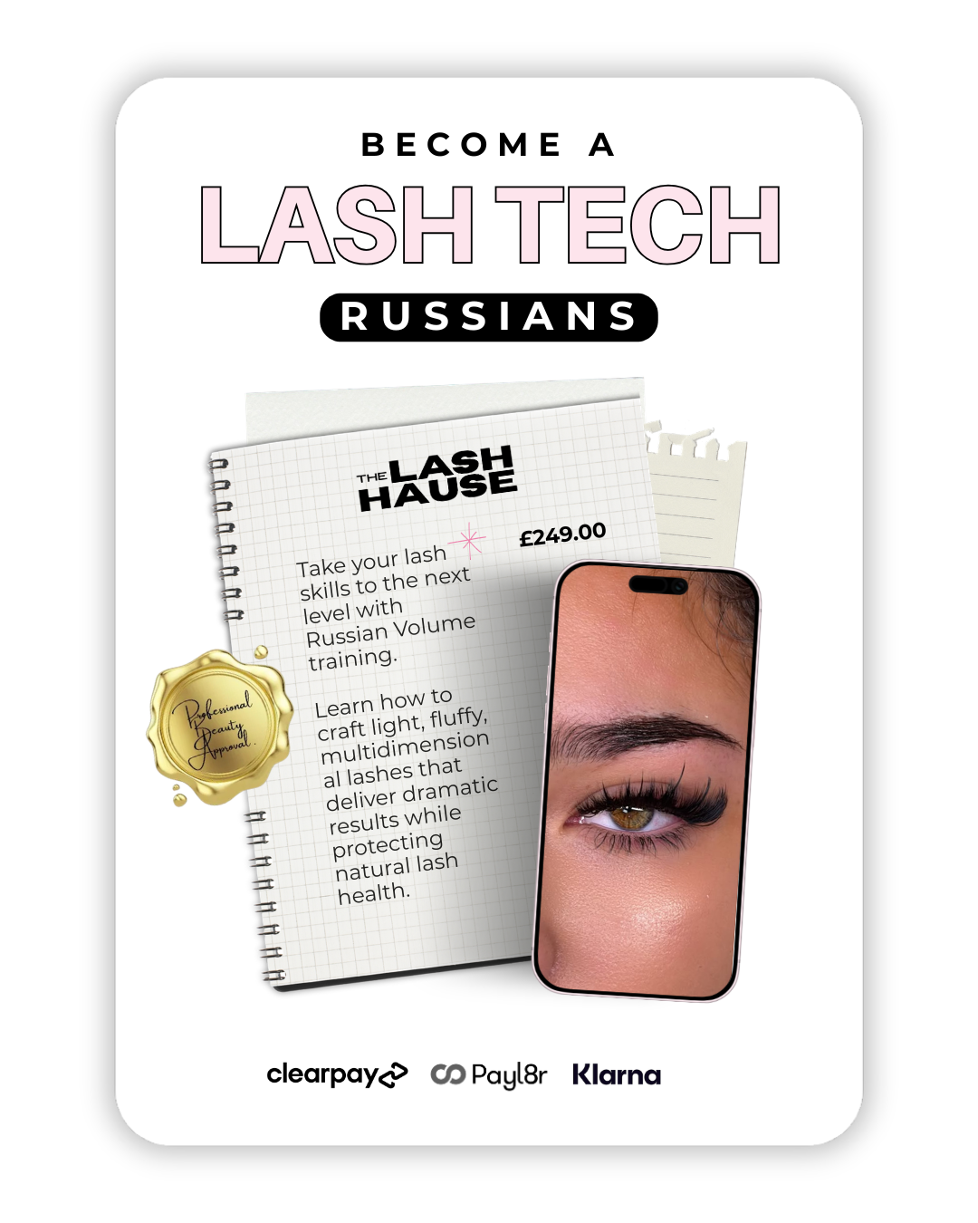 Russian Volume Eyelash Extension Training Course