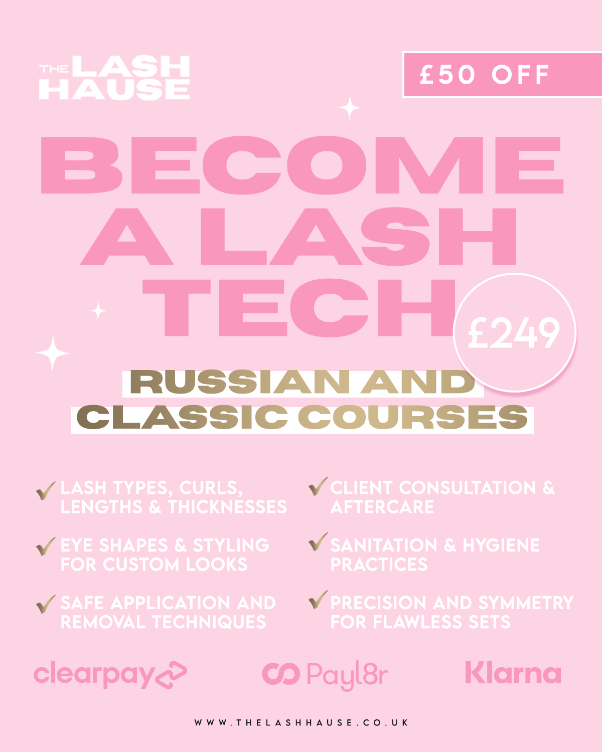 Russian Volume Eyelash Extension Training Course