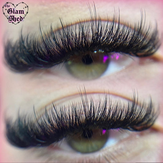 Wispy Russian lashes