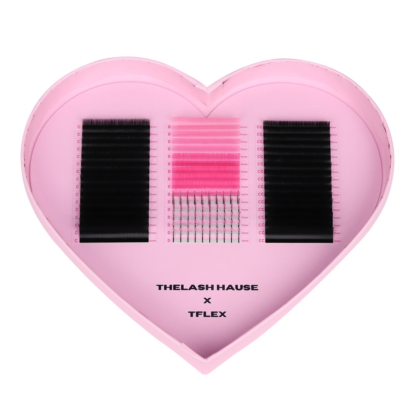 Kisses by Kush: Valentine's Lash Extension Tray Collection