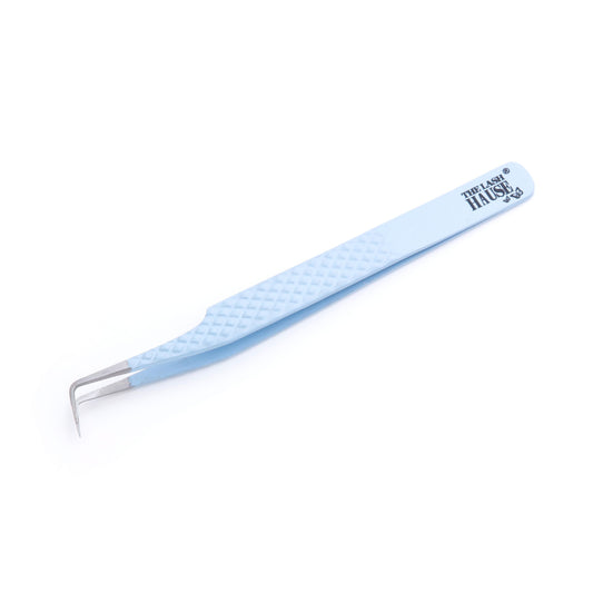 Blue Luxury Wide Fan Perfecter Tweezer